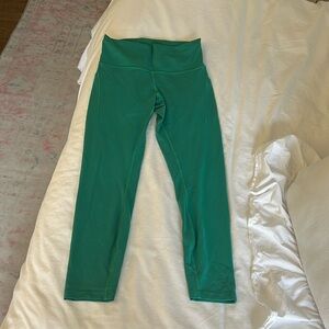 Lululemon green leggings size 10